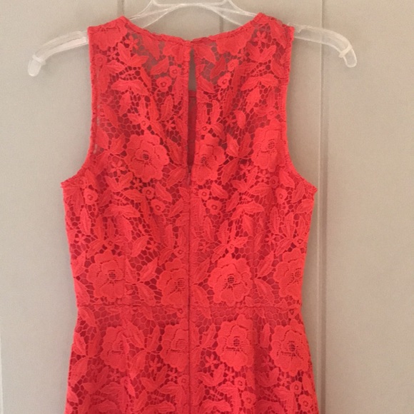 J. Crew Collection Red Lace Sheath Dress - Picture 4 of 8